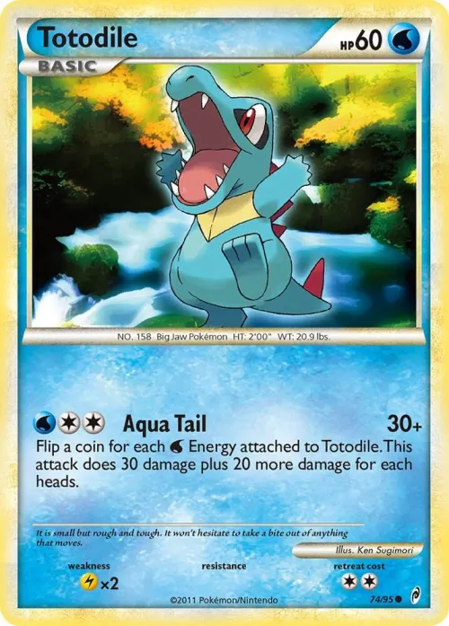 Totodile - Reverse Holo
