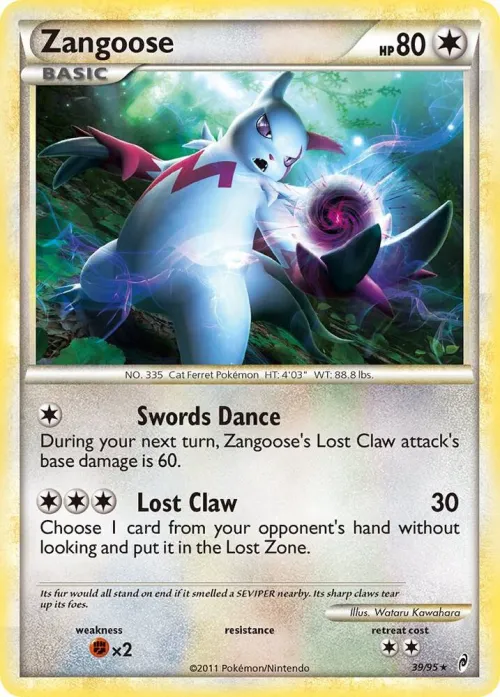 Zangoose - Reverse Holo