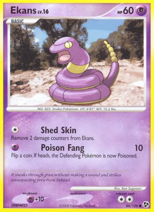 Ekans - Reverse Holo