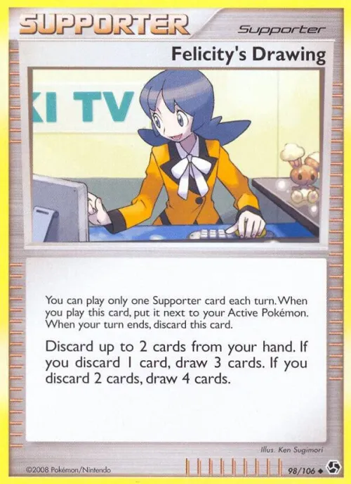 Felicity's Drawing - Reverse Holo