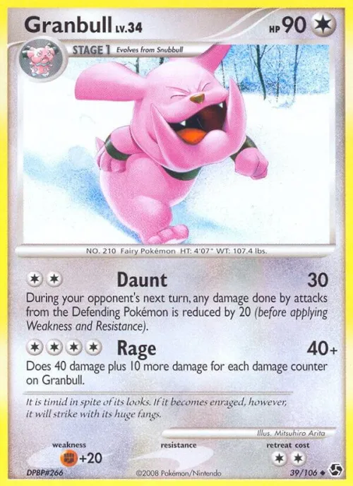 Granbull - Reverse Holo