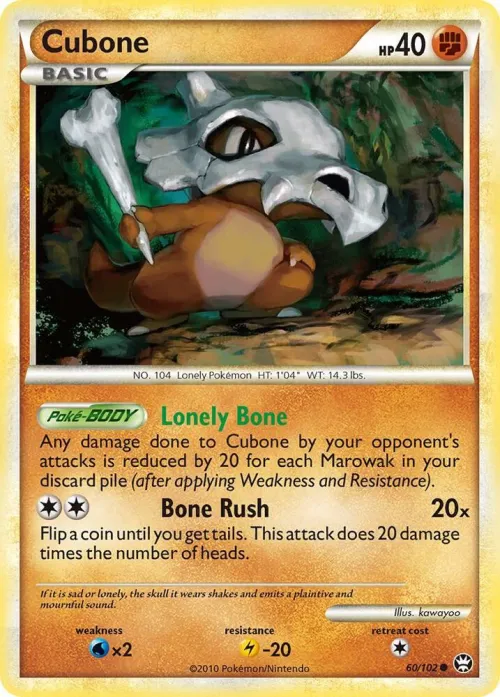 Cubone - Reverse Holo