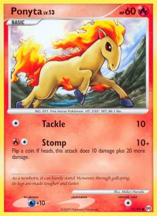Ponyta (72) - Reverse Holo