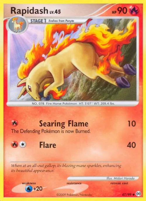 Rapidash (47) - Reverse Holo