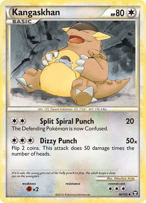 Kangaskhan - Reverse Holo