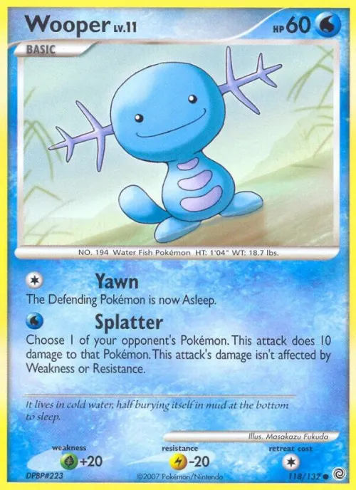 Wooper - Reverse Holo