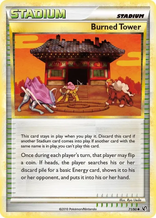 Burned Tower - Reverse Holo