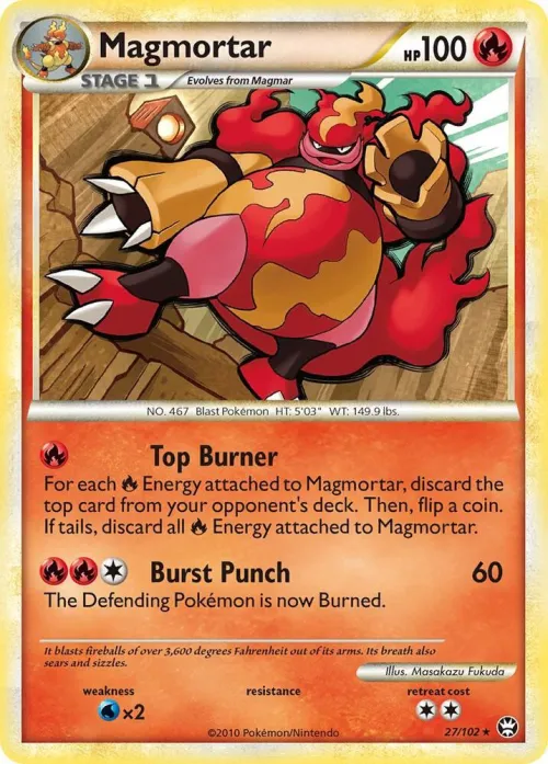 Magmortar - Reverse Holo