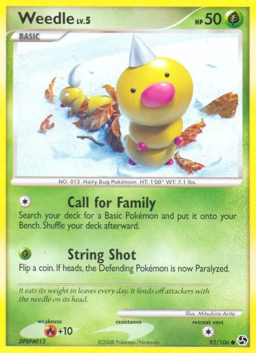 Weedle - Reverse Holo
