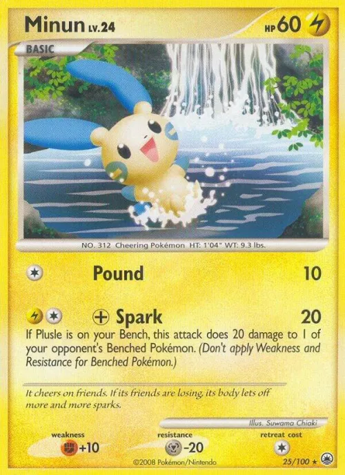 Minun - Reverse Holo