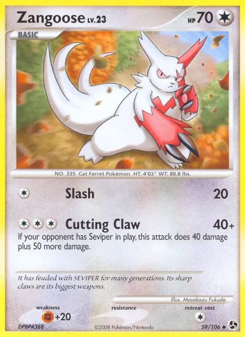 Zangoose - Reverse Holo
