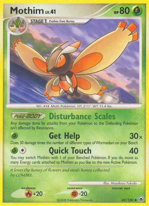 Mothim - Reverse Holo