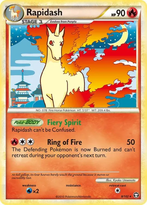 Rapidash - Holo