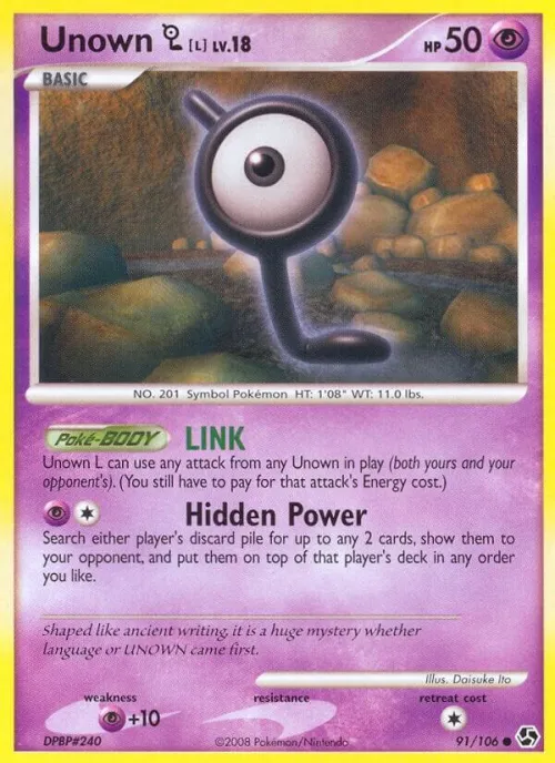 Unown [L] - Reverse Holo