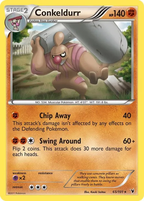 Conkeldurr (65) - Reverse Holo