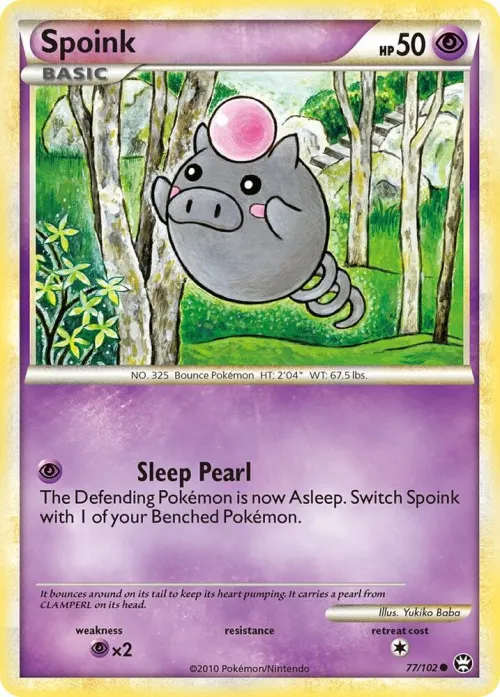 Spoink - Reverse Holo