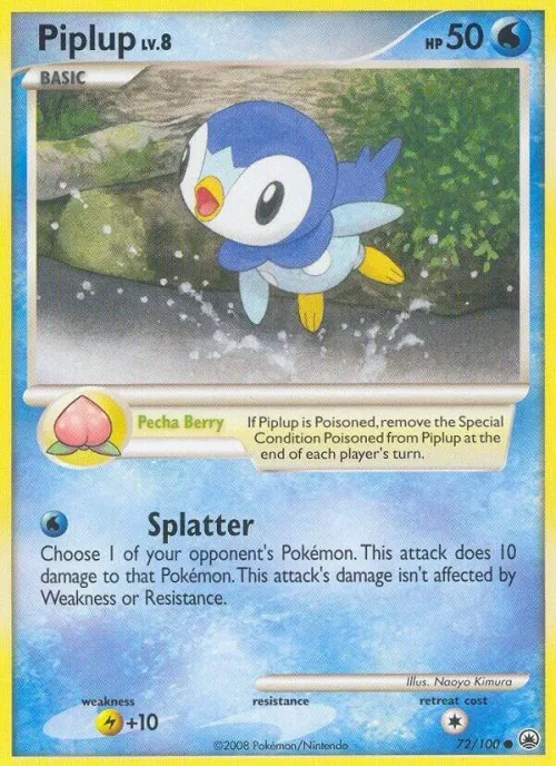 Piplup (72) - Reverse Holo