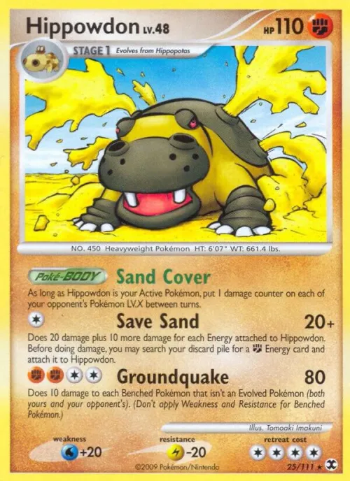Hippowdon - Reverse Holo