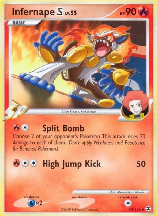 Infernape E4 - Reverse Holo
