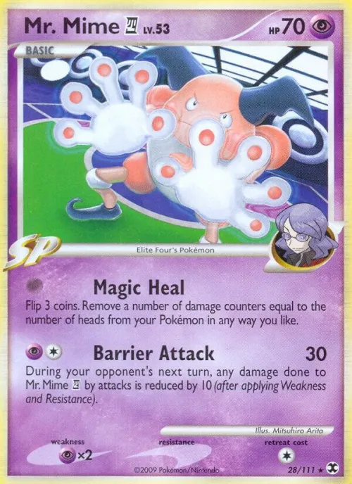 Mr. Mime E4 - Reverse Holo