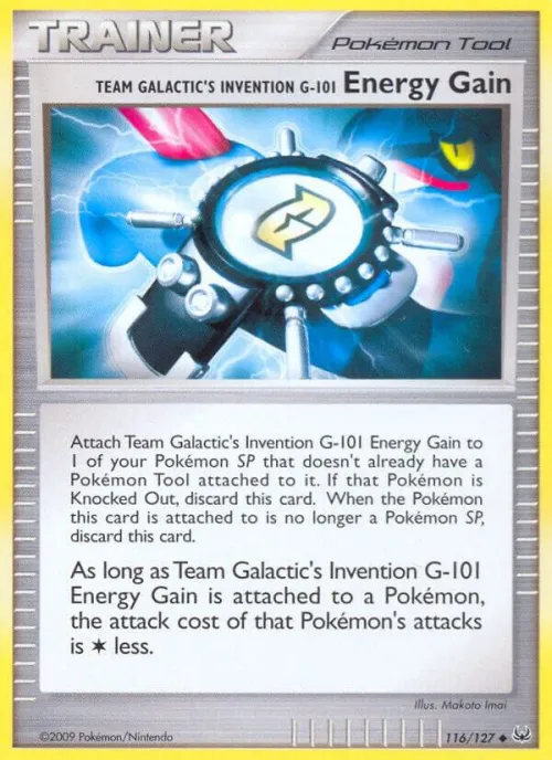 Team Galactic's Invention G-101 Energy Gain - Reverse Holo