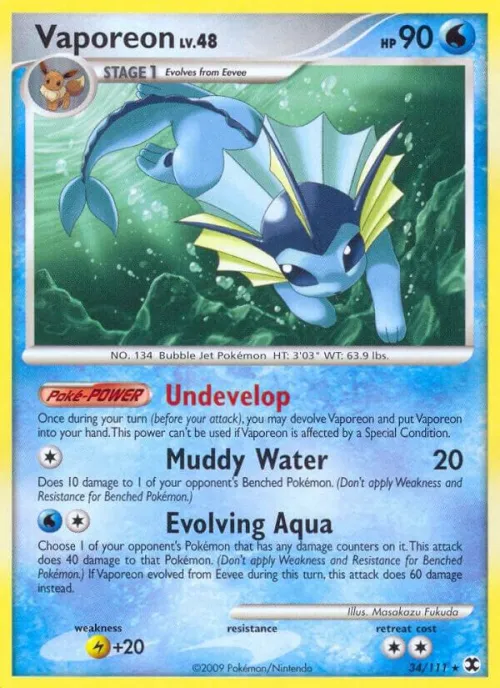 Vaporeon - Reverse Holo