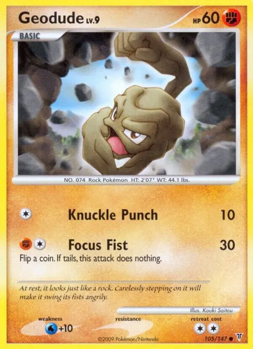Geodude - Reverse Holo