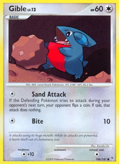 Gible - Reverse Holo
