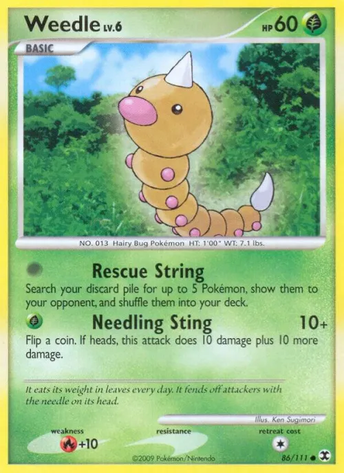 Weedle - Reverse Holo