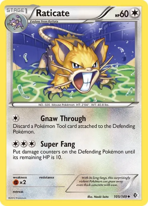 Raticate - Reverse Holo