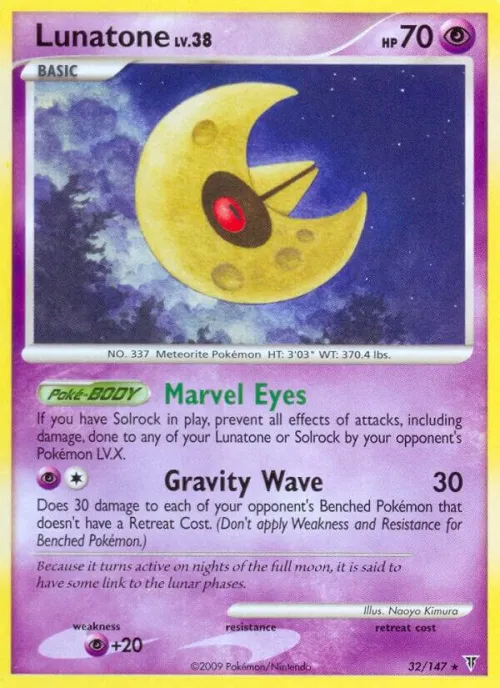 Lunatone - Reverse Holo