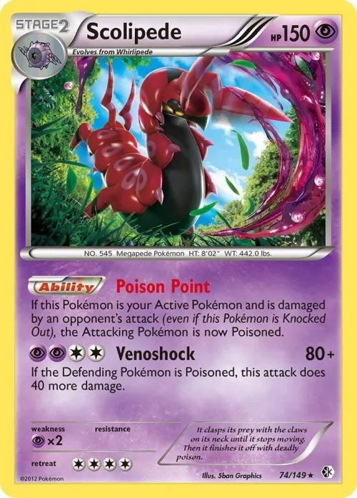 Scolipede - Reverse Holo