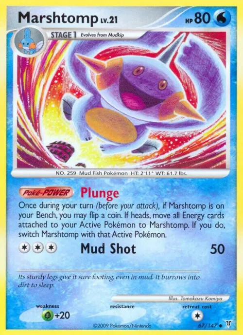 Marshtomp - Reverse Holo