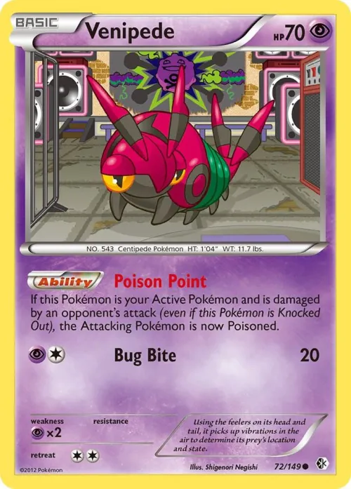 Venipede - Reverse Holo