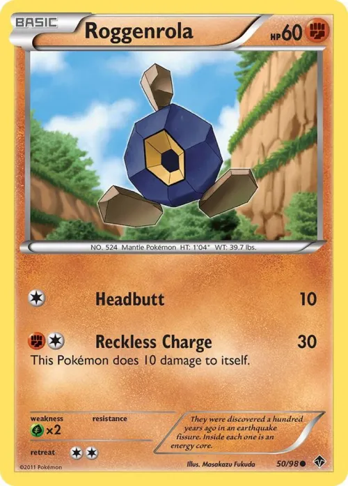 Roggenrola (50) - Reverse Holo
