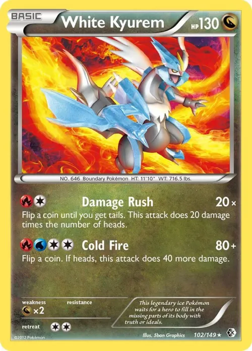White Kyurem - Reverse Holo