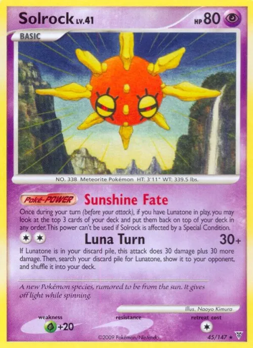 Solrock - Reverse Holo