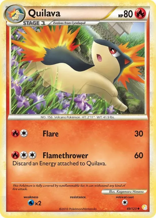 Quilava - Reverse Holo