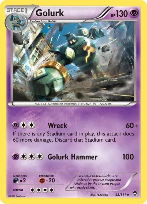 Golurk - Reverse Holo
