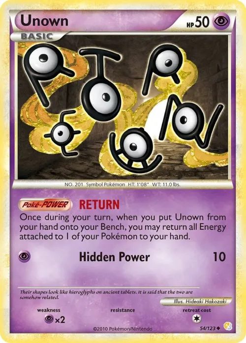 Unown (54) - Reverse Holo