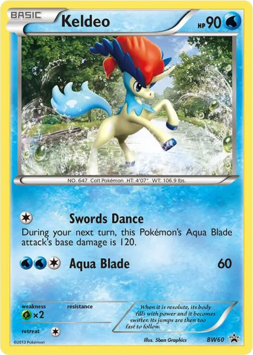 Keldeo - Tinsel Holo