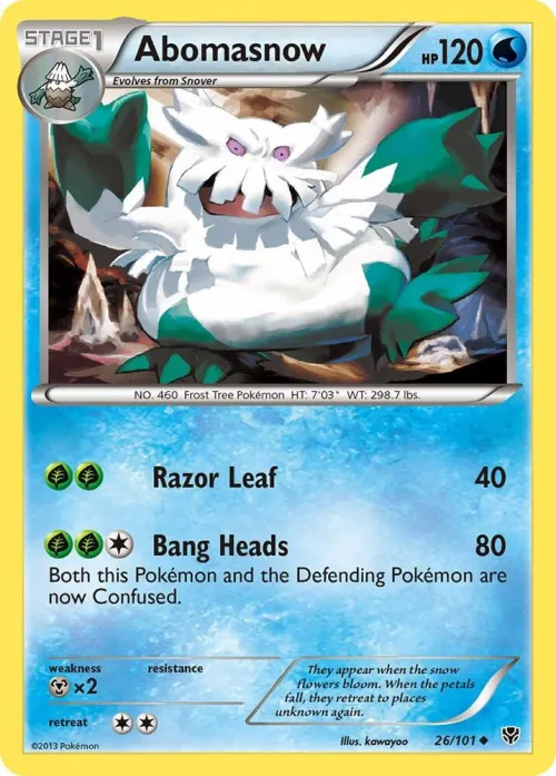Abomasnow - Reverse Holo