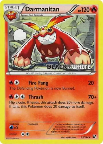 Darmanitan - 25/114 (Prerelease) - Holo