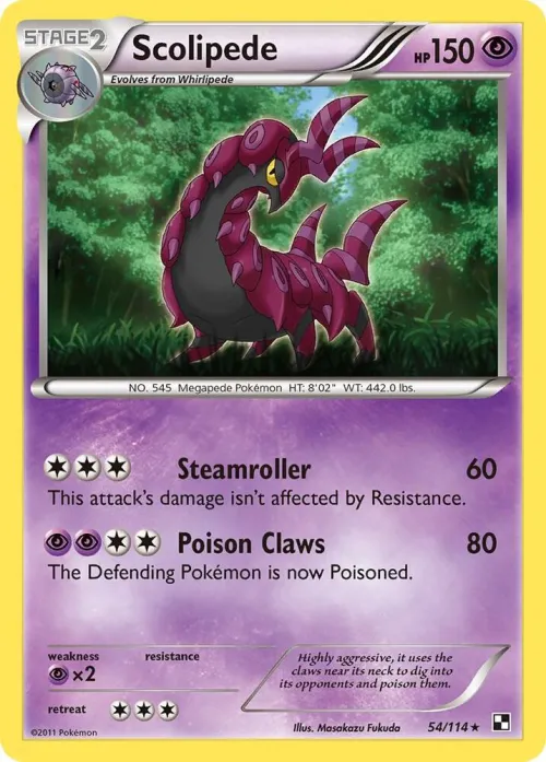 Scolipede - Reverse Holo