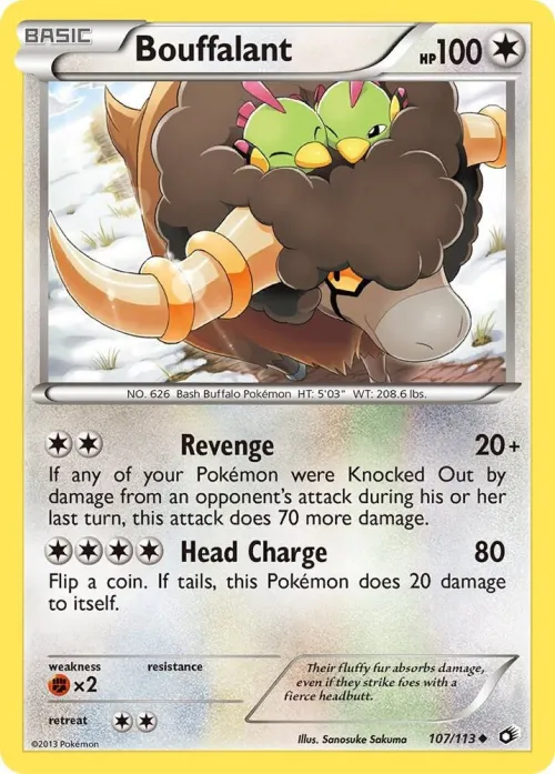 Bouffalant - Reverse Holo