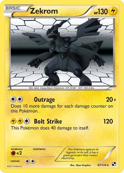 Zekrom - Reverse Holo