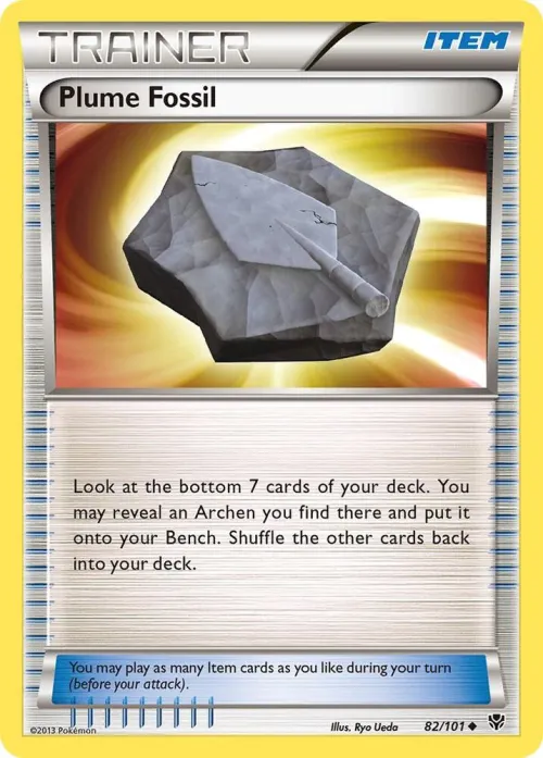 Plume Fossil - Reverse Holo