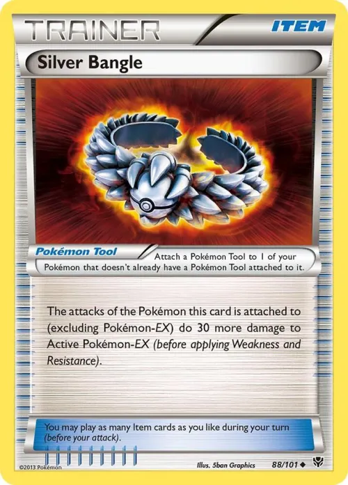 Silver Bangle - Reverse Holo