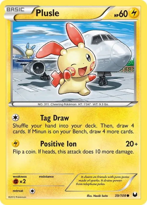 Plusle - Reverse Holo