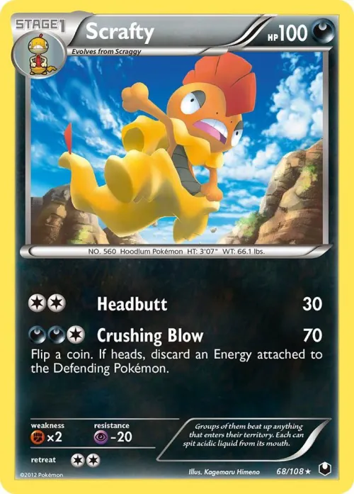 Scrafty - Reverse Holo
